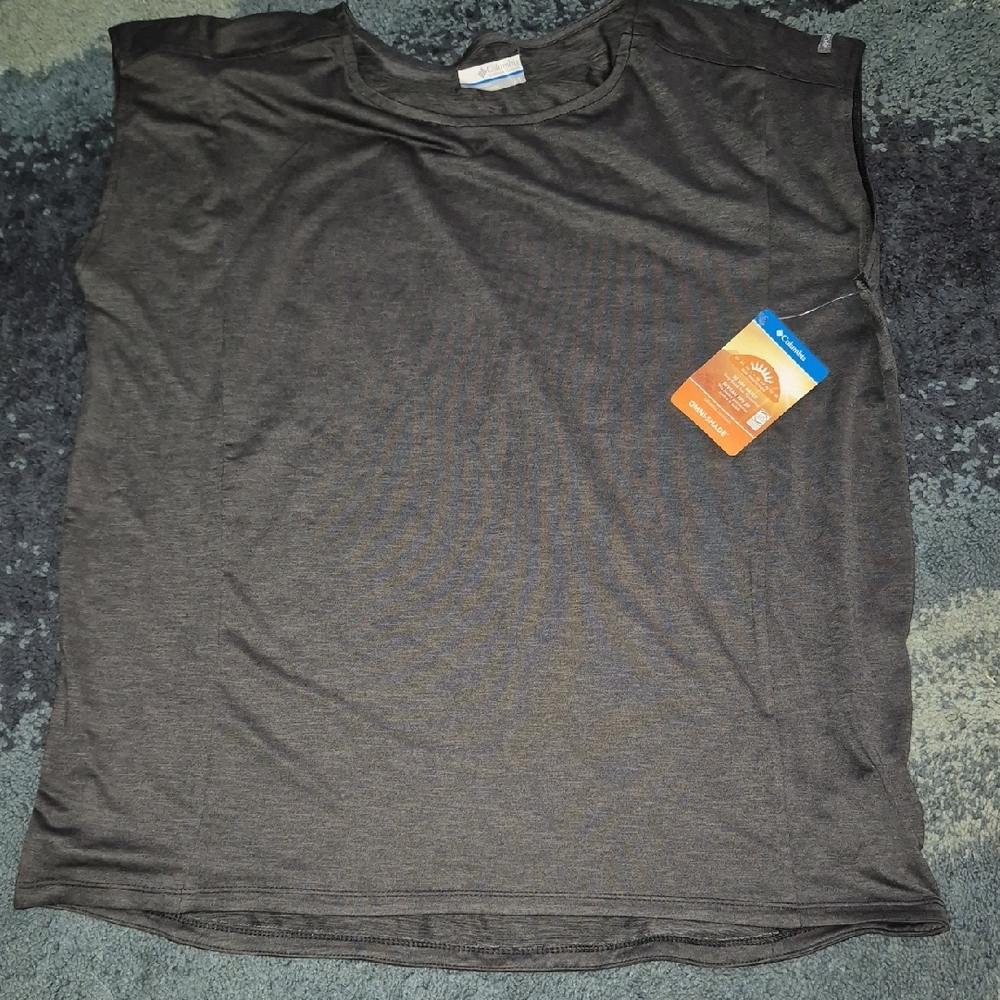 Nwt Columbia Spring Ave Charcoal Omni-Shade Shirt size L